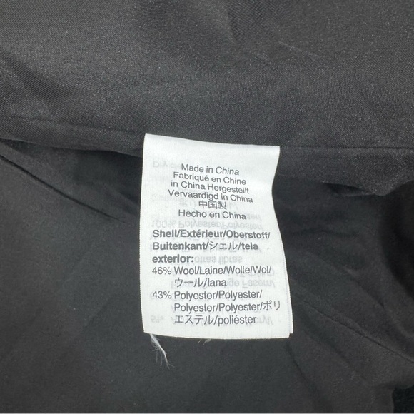 J. Crew Women's 2P Black Wool Pea Coats Jackets in GUC - Picture 4 of 9